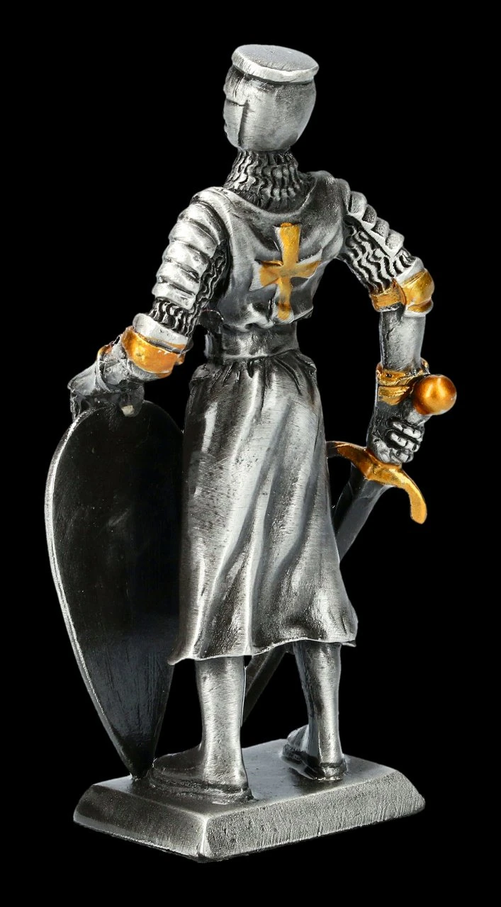 Zinn Ritter Figur - Deutscher Orden 6 Zinn Ritter Figur - Deutscher Orden – Bild 4