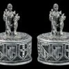 Ritter Schatulle - 2er Set Silberfarben