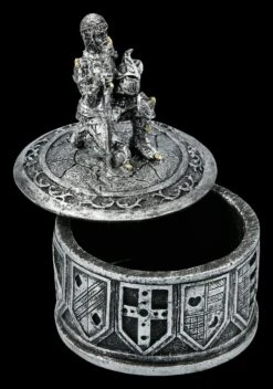 Ritter Schatulle - 2er Set Silberfarben -Figurenmodell Geschäft FS21476 Ritter Schatulle silberfarben 8 1280x1280