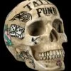 NEMESIS NOW Totenkopf - Tattoo Spardose - Knochenfarben 1 NEMESIS NOW Totenkopf - Tattoo Spardose - Knochenfarben -Figurenmodell Geschäft FS21508 Totenkopf Tattoo Spardose Knochenfarben 1 1280x1280