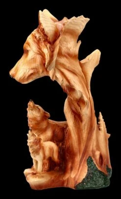 Wolf Büste - Natural Song -Figurenmodell Geschäft FS21511 Wolf Bueste Natural Song 5 1280x1280