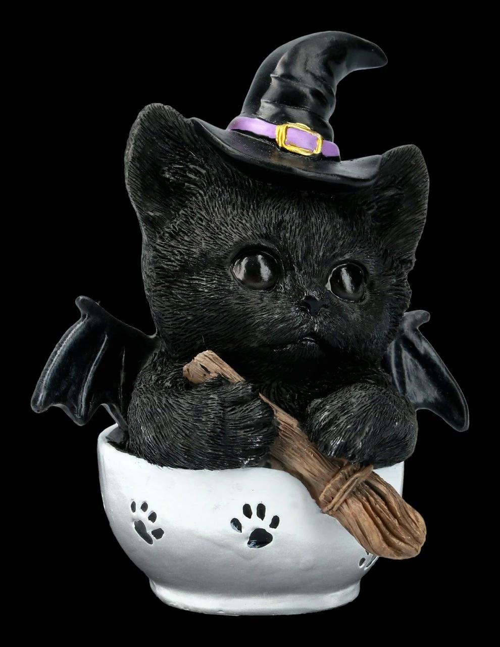 Hexen Katzen Figur - Kit-Tea 4 Hexen Katzen Figur - Kit-Tea – Bild 2