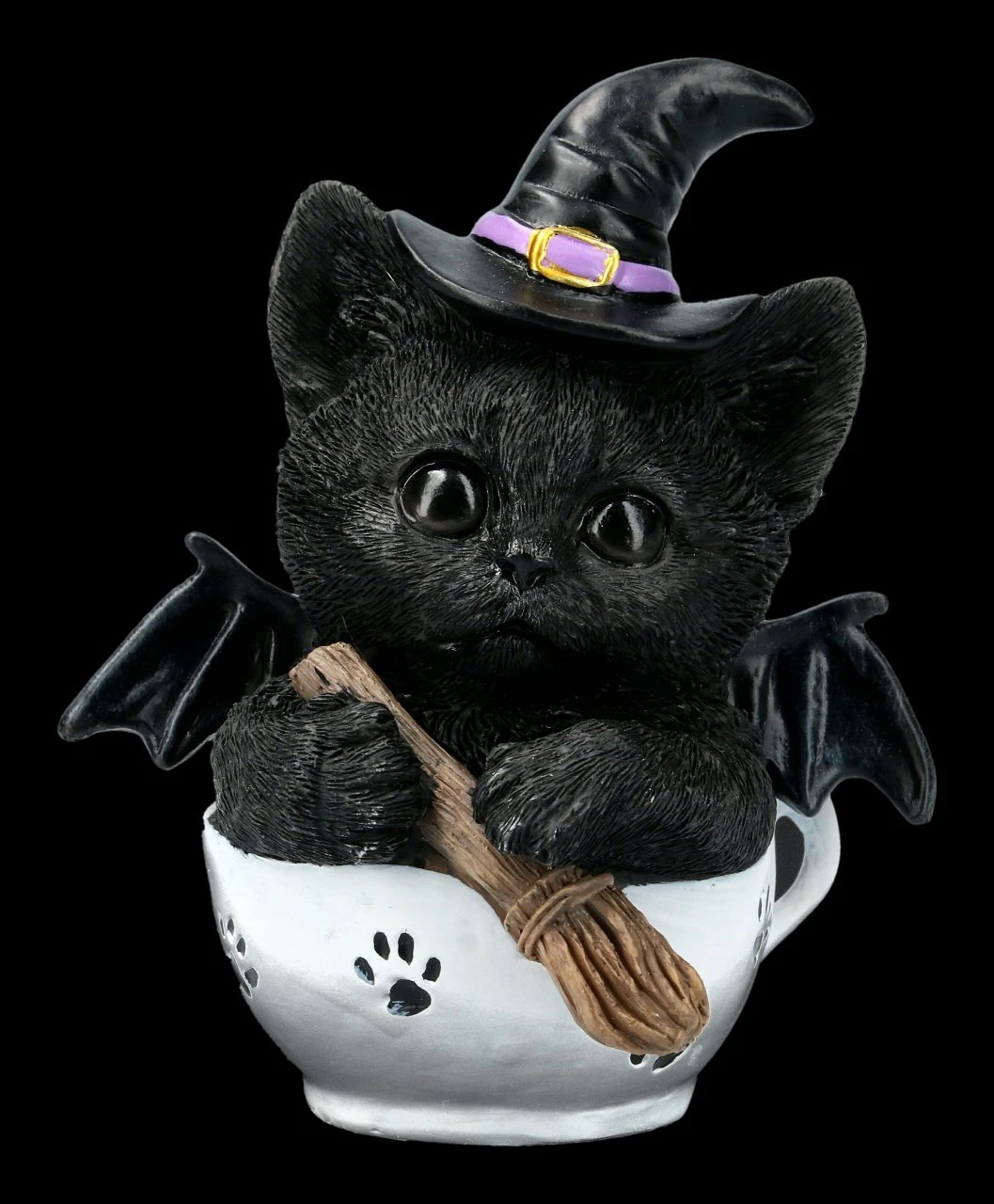 Hexen Katzen Figur - Kit-Tea 3 Hexen Katzen Figur - Kit-Tea