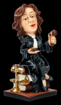 Funny Job Figur - Richterin Mit Hammer