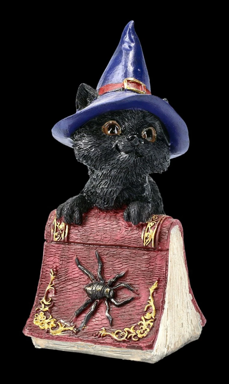 Kleine Hexenkatzen Figur - Hocus 3 Kleine Hexenkatzen Figur - Hocus