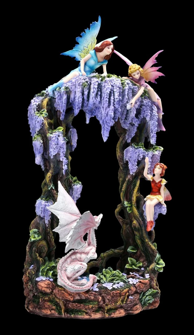 Elfen Figuren Mit Drache - Fantasy Paradies 8 Elfen Figuren Mit Drache - Fantasy Paradies – Bild 6