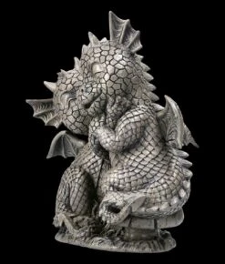 Gartenfigur - Drachen Liebespaar Küsschen -Figurenmodell Geschäft FS22666 Gartenfigur Drachen Liebespaar Kuesschen 3 1280x1280