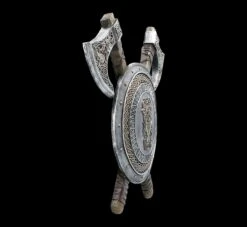 Wandrelief - Wikinger Schild Mit Äxten -Figurenmodell Geschäft FS22688 Wandrelief Wikinger Schild mit Aexten 1 1280x1280