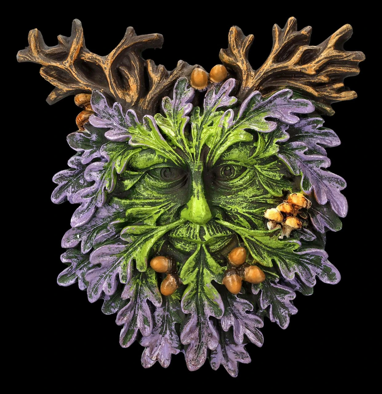 Wanddeko - Baumgeist Mit Eicheln 3 Wanddeko - Baumgeist Mit Eicheln