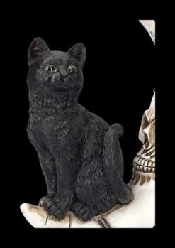 Totenkopf Mond Mit Schwarzer Katze 17 Totenkopf Mond Mit Schwarzer Katze -Figurenmodell Geschäft FS23935 Totenkopf Mond mit schwazer Katze 1 1280x1280