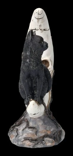 Totenkopf Mond Mit Schwarzer Katze 14 Totenkopf Mond Mit Schwarzer Katze -Figurenmodell Geschäft FS23935 Totenkopf Mond mit schwazer Katze 5 1280x1280