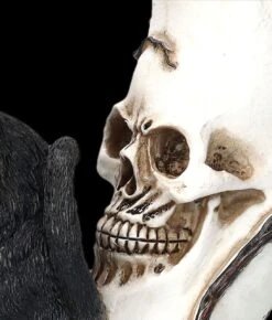 Totenkopf Mond Mit Schwarzer Katze 16 Totenkopf Mond Mit Schwarzer Katze -Figurenmodell Geschäft FS23935 Totenkopf Mond mit schwazer Katze 8 1280x1280