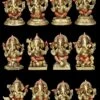 Ganesha Figuren - 12er Set -Figurenmodell Geschäft FS24033 Frontal 1280x1280