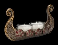Teelichthalter - Wikinger Schiff Drakkar -Figurenmodell Geschäft FS24879 Teelichthalter Wikinger Schiff Drakkar 5 1280x1280