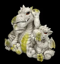 Gartenfigur Drachen Familie - Nichts Böses -Figurenmodell Geschäft FS24890 Gartenfigur Drache Nichts B ses 2 1280x1280