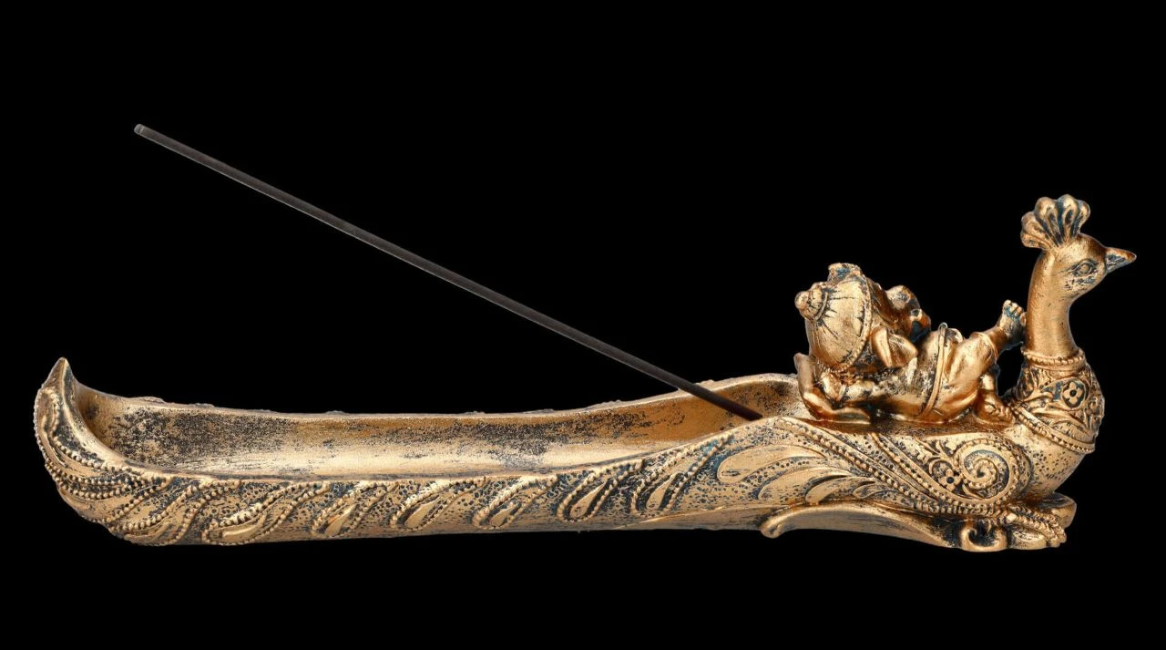 Räucherstäbchenhalter - Ganesha Auf Pfau 7 Räucherstäbchenhalter - Ganesha Auf Pfau – Bild 5