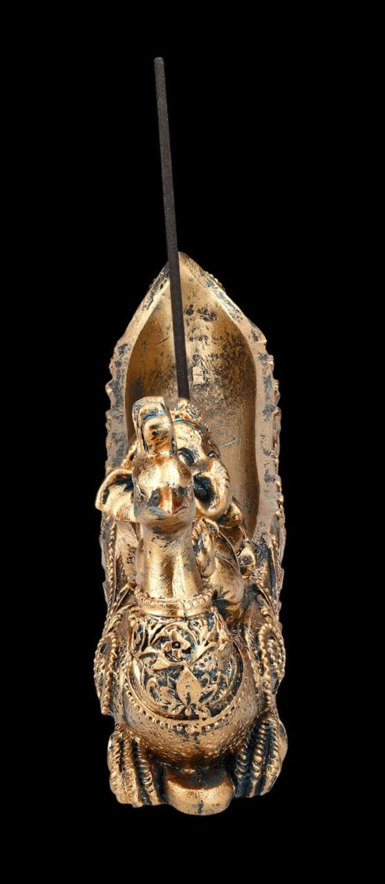 Räucherstäbchenhalter - Ganesha Auf Pfau 8 Räucherstäbchenhalter - Ganesha Auf Pfau – Bild 6
