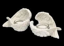 Teelichthalter - Engelsflügel 2er Set -Figurenmodell Geschäft FS25618 Teelichthalter Engelsfl gel 2er Set 2 1280x1280