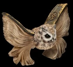 Eulen Figur Braun - Botschafterin Mit Buchflügeln -Figurenmodell Geschäft FS25623 Eulen Figur braun Botschafter mit Buchfl geln 9 1280x1280