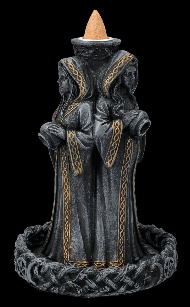 Rückfluss-Räucherhalter - Dreifaltige Hekate 7 Rückfluss-Räucherhalter - Dreifaltige Hekate – Bild 5