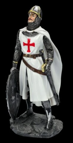 Tempelritter Figur Stützt Sich Auf Schild -Figurenmodell Geschäft FS25700 Tempelritter Figur 2 1280x1280