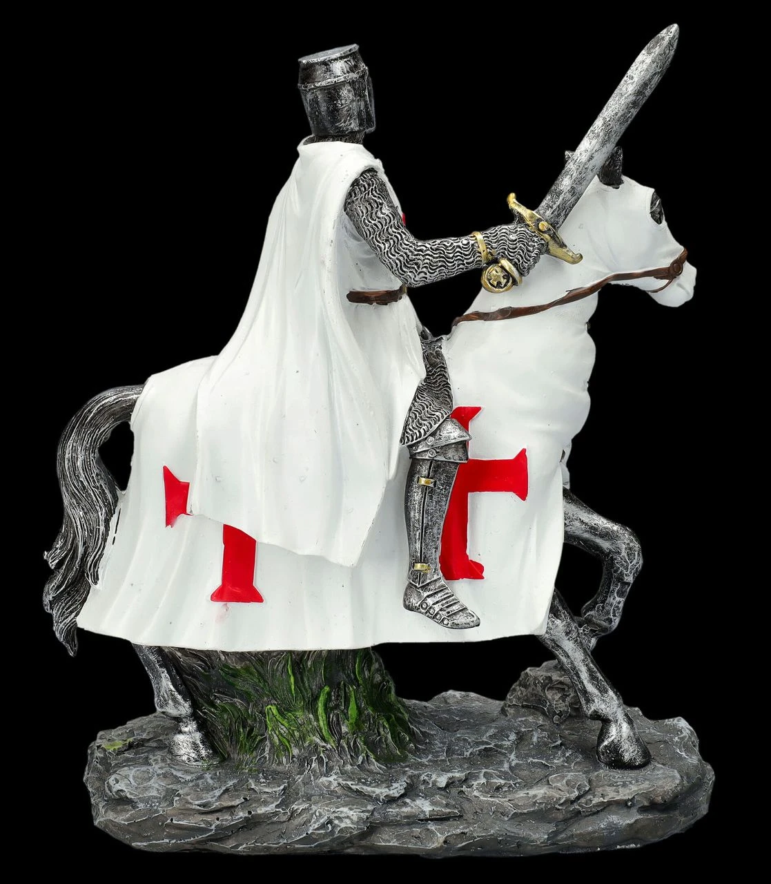 Tempelritter Figur Reitend Auf Pferd 6 Tempelritter Figur Reitend Auf Pferd – Bild 4