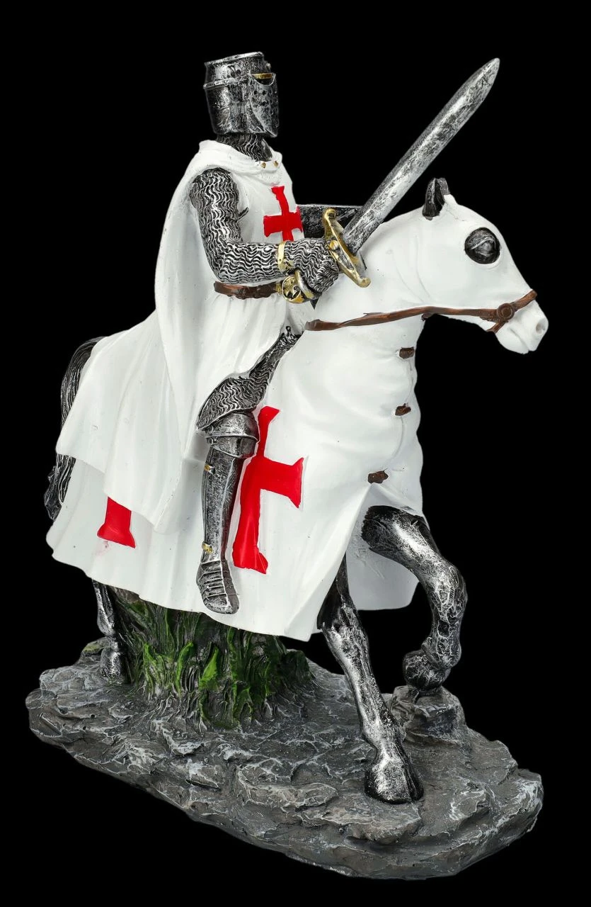 Tempelritter Figur Reitend Auf Pferd 5 Tempelritter Figur Reitend Auf Pferd – Bild 3