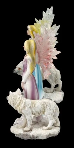 Elfen Figuren 2er Set - Feen Mit Wolf Babys -Figurenmodell Geschäft FS25703 Elfen Figuren 2er Set Feen mit Wolf Babys 4 1280x1280