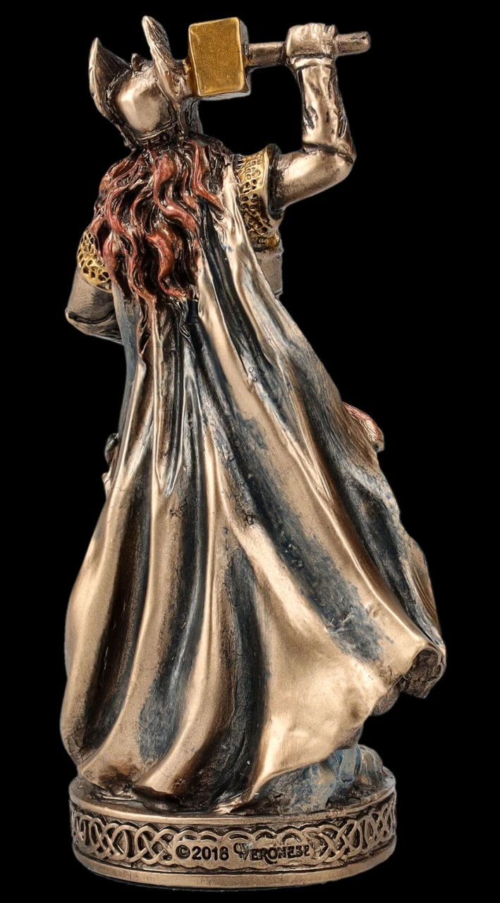 Thor Figur Klein - Germanischer Gott Des Donners 6 Thor Figur Klein - Germanischer Gott Des Donners – Bild 4
