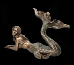 Meerjungfrau Figur - Liegend Bronziert Groß -Figurenmodell Geschäft FS25817 Meerjungfrauen Figur Liegend bronziert gross 2 1280x1280