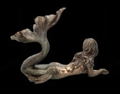 Meerjungfrau Figur - Liegend Bronziert Groß -Figurenmodell Geschäft FS25817 Meerjungfrauen Figur Liegend bronziert gross 6 1280x1280