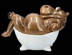 Lustige Nilpferd Figur In Badewanne -Figurenmodell Geschäft FS25928 Lustige Nilpferd Figur in Badewanne 6 1280x1280