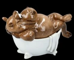 Lustige Nilpferd Figur In Badewanne -Figurenmodell Geschäft FS25928 Lustige Nilpferd Figur in Badewanne 9 1280x1280