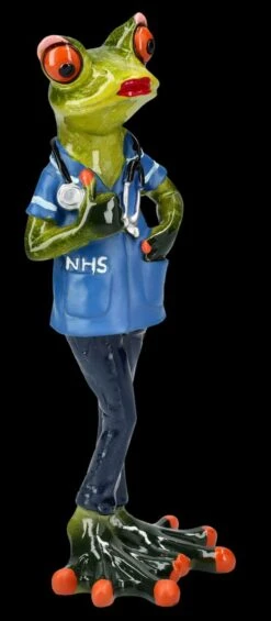 Lustige Frosch Figur - Krankenschwester