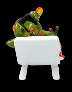 Lustige Frosch Figur - Cocktail Im Liegestuhl -Figurenmodell Geschäft FS25943 Lustige Frosch Figur Cocktail im Liegestuhl 4 1280x1280