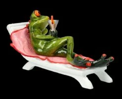 Lustige Frosch Figur - Cocktail Im Liegestuhl -Figurenmodell Geschäft FS25943 Lustige Frosch Figur Cocktail im Liegestuhl 7 1280x1280