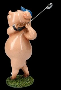 Lustige Schweine Figur Beim Golfen -Figurenmodell Geschäft FS25948 Lustige Schweine Figur beim Golfen 4 1280x1280