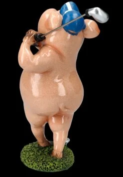 Lustige Schweine Figur Beim Golfen -Figurenmodell Geschäft FS25948 Lustige Schweine Figur beim Golfen 6 1280x1280