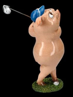 Lustige Schweine Figur Beim Golfen -Figurenmodell Geschäft FS25948 Lustige Schweine Figur beim Golfen 8 1280x1280