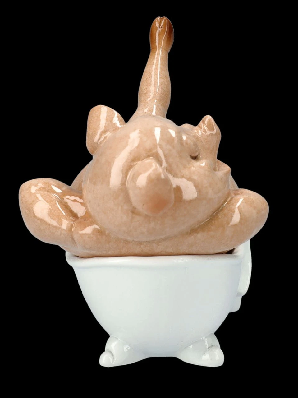 Lustige Schweine Figur In Badewanne 8 Lustige Schweine Figur In Badewanne – Bild 6