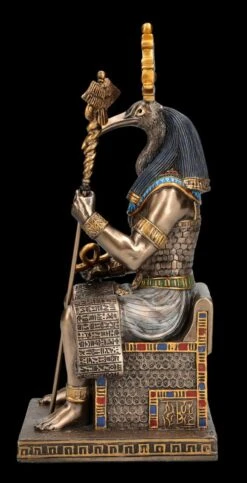 Thoth Figur - Ägyptischer Gott Der Weisheit Auf Thron -Figurenmodell Geschäft FS26075 Thoth Figur gyptischer Gott der Weisheit auf Thron 4 1280x1280