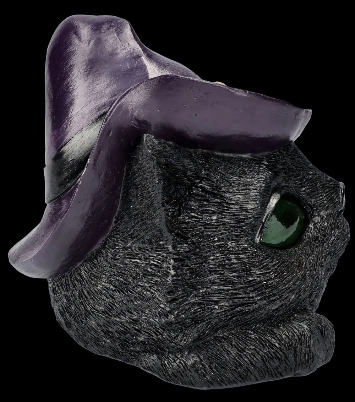 Hexenkatzen-Kopf Dekofigur - Familiar Grin 7 Hexenkatzen-Kopf Dekofigur - Familiar Grin – Bild 5