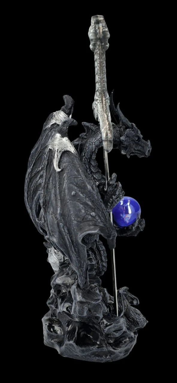 Brieföffner - Schwarzer Drache In Rüstung 9 Brieföffner - Schwarzer Drache In Rüstung – Bild 7