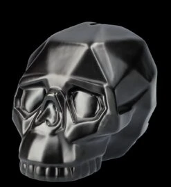 Totenkopf Spardose - Geometrie Schwarz -Figurenmodell Geschäft FS26368 Totenkopf Spardose Geometire schwarz 2 1280x1280