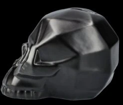 Totenkopf Spardose - Geometrie Schwarz -Figurenmodell Geschäft FS26368 Totenkopf Spardose Geometire schwarz 4 1280x1280