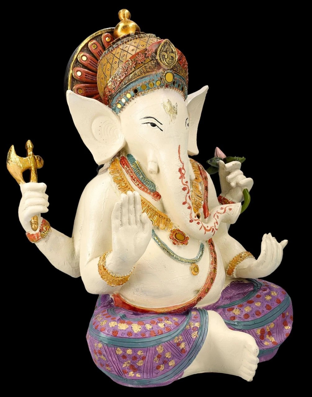 Ganesha Figur Handbemalt - Symbol Der Weisheit 4 Ganesha Figur Handbemalt - Symbol Der Weisheit – Bild 2