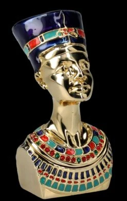 Nofretete Büste Als Verzierte Schmuckdose -Figurenmodell Geschäft FS26421 Nofretete B steals verzierte Pillendose 9 1280x1280