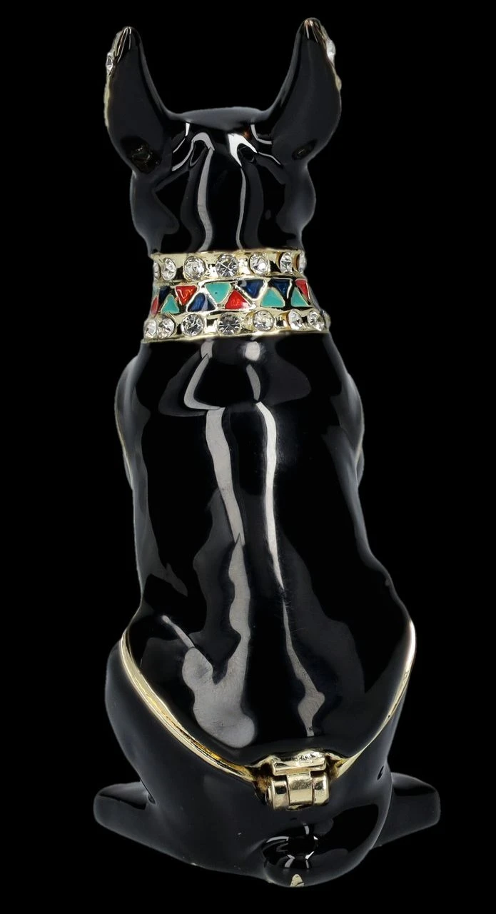 Anubis Figur Als Verzierte Schmuckdose 7 Anubis Figur Als Verzierte Schmuckdose – Bild 5