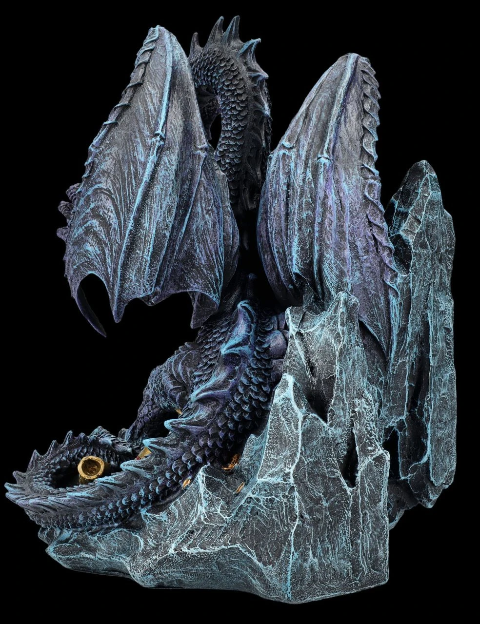 Drachen Figur Buchstütze - Fafnir Bewacht Schatz 7 Drachen Figur Buchstütze - Fafnir Bewacht Schatz – Bild 5