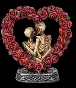 Skelett Figur - Liebespaar In Rosenherz Bunt -Figurenmodell Geschäft FS26465 Skelett Figur Liebespaar in Rosenherz bunt 6 1280x1280